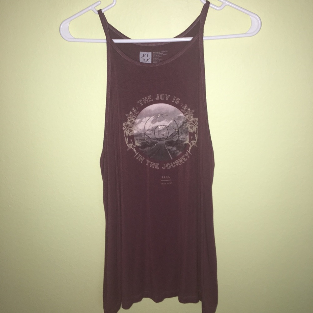 Maroon Loose Tank Top